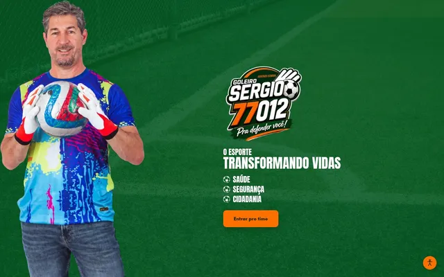 Interface do projeto Goleiro Sérgio 77012